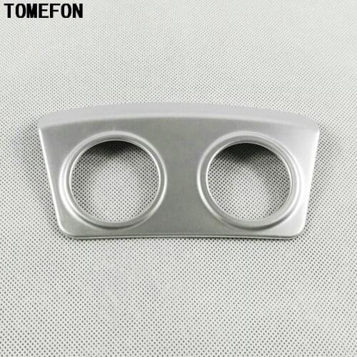 TOMEFON For Kia Sportage 2016 2017 ABS Matte Car Interior Converted Decoration Fittings Car Cigarette Lighter Sequins Frame