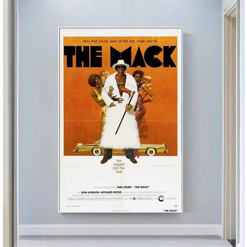V0556 The Mack Vintage Classic Movie Wall Silk Cloth HD Poster Art Home Decoration Gift