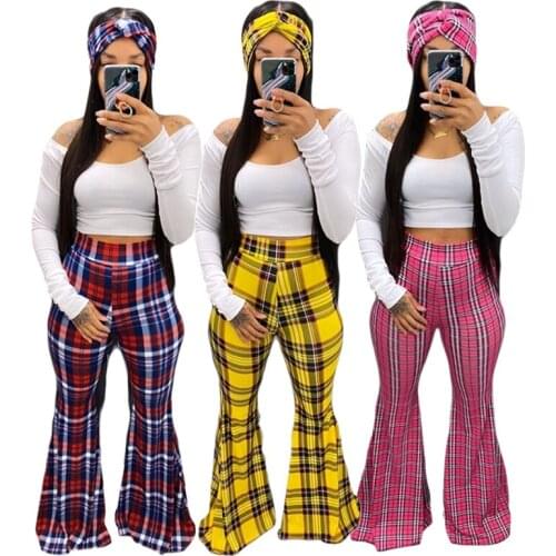 Echoine Women Autumn Retro casual Sportwear Turban+T-shirt+lattice trousers three Piece set Party Outfit Active Sweatsuit Sets