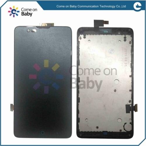For ZTE Redbull V5 V9180 N9180 U9180 LCD DIsplay + Touch Screen original Digitizer Assembly with frame