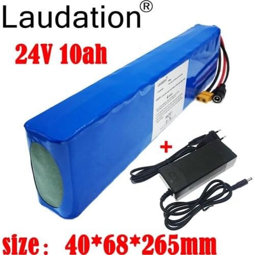 24V 10Ah 29.4V Lithium Ion Battery Pack Suitable For Electric Moped Ebike Scooter Light Bicycle Electric Wheelchair With Charger