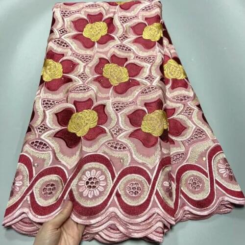 African Lace Fabric Swiss Voile Lace In Switzerland Brode Autriche Coton Dubai Style 2021 High Quality Nigerian Dry Lace 5yards