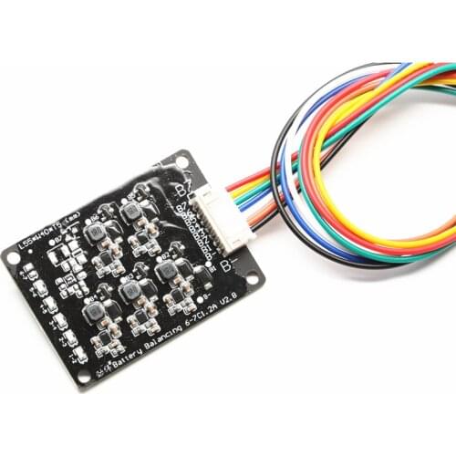 BMS 6S Li-ion Lipo Lifepo4 Lithium Battery Active Equalizer Balancer Energy Transfer Board inductor switching 1.2A Balance
