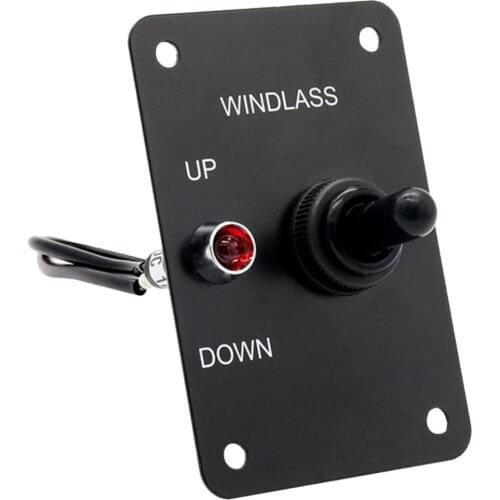 Rocker Switch With Rocker Switch Control Panel Indicator Red 12V 15A