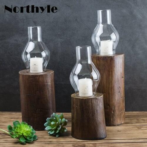 Декоративные деревянные подсвечники Northyle China At AliExpress