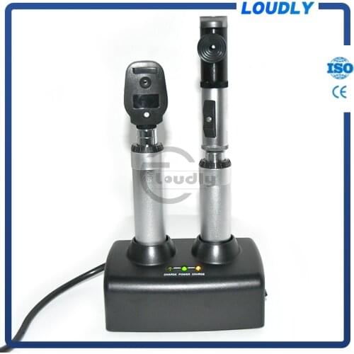 Loudly brand Optical equipment Top quality rechargeable Ophthalmoscope and Retinoscope set YZ-24B+YZ-11D