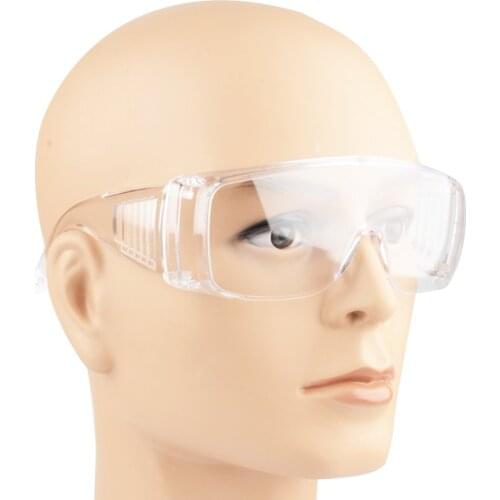 New Safety Glasses Lab Eye Protection Protective Eyewear Clear Lens Workplace Safety Goggles Anti-dust Supplies