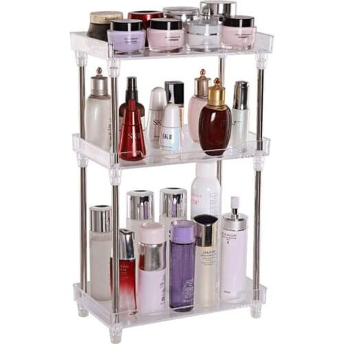 Bathroom Organizer Acryl Shelves Corner Makeup Storage WC Accessories
