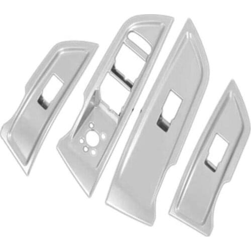 4PCS Car Window Switch Panel Door Armrest Cover Switch Panel Trim for - Q5 FY 2018-2019