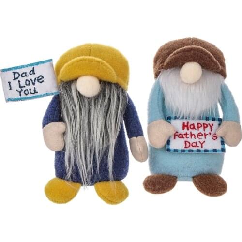 Fathers Day Gifts Dwarf Genius Faceless Doll Home Party Decorations Ornaments Soft Plush Gnome