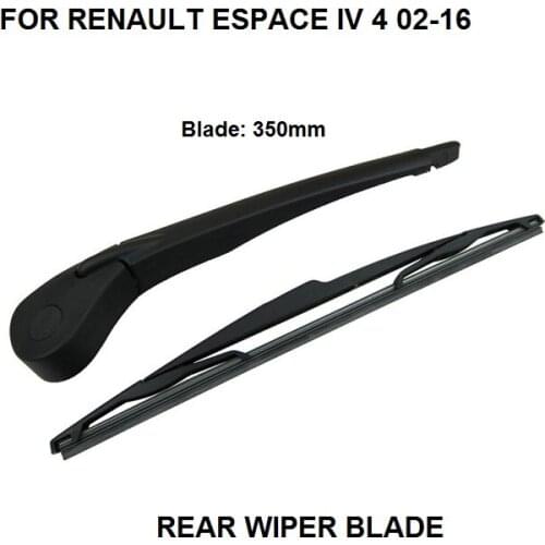 New Rear Window Windshield Windscreen Wiper Arm & Blade For Renault Espace MK 4 IV 5-door MPV 2002-2016 14'' 350mm