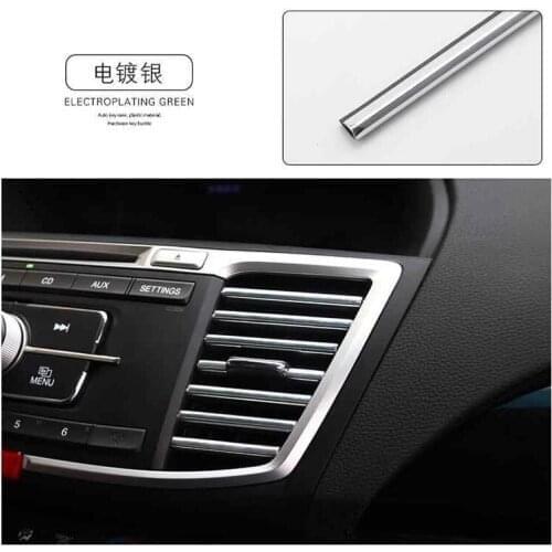 Car-styling 2021 New U Shaped DIY Air Vent Grille Decoration for Volkswagen Golf 4 5 6 7 Tiguan Passat b5 B6 B7 CC MK5 MK6 Polo
