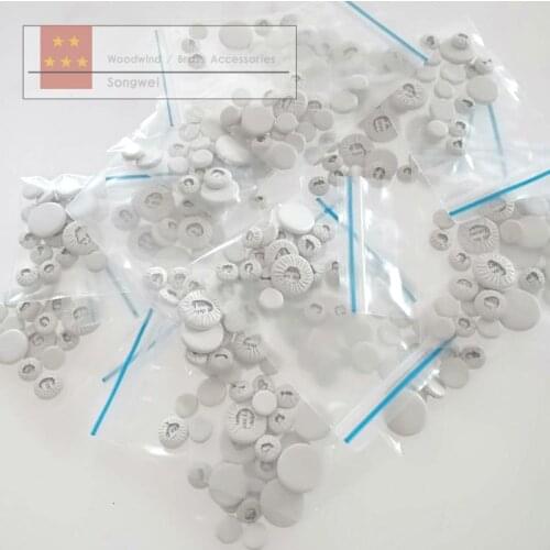 Deluxe Quality White Color Leather Clarinet Pads Woodwind instrument repair parts