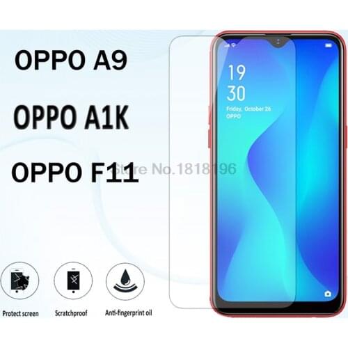 1PC 2PC Tempered Glass For OPPO A1K Screen Protector OPPO F11 Glass 9H Premium Protective Smartphone Film For OPPO A9 Case Glass