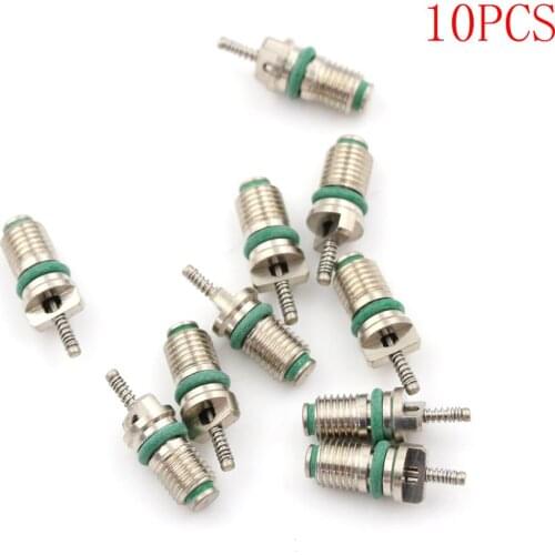 10Pcs/lot Heat Resistant Car AC R134A Valve Core Needles Assortment 134a Refrigerant