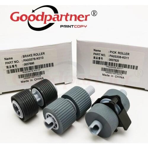 10X for Fujitsu fi-6670 fi-6770 fi-6770A fi-5650 fi-5750 fi-6750 5650 5750 6670 6770 Brake Pick Roller PA03576-K010 PA03338-K011