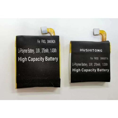 360 Sport 360SP Battery For Motorola Moto 360 2nd Gen 2015 42mm FW3S 270mAh Smart Watch 360S / FW3L 375mAh 2nd Gen 46mm Battery