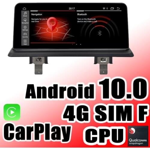 Car Navi GPS Navigation Android 10 For BMW 1 E81 E82 E87 E88 M1 120 118 CIC CCC Audio iDrive Carplay Multimedia Stereo System
