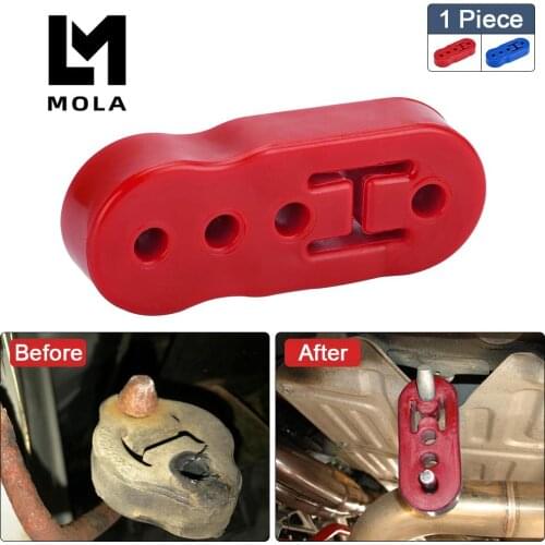 1 Piece Universal 4 Holes Muffler Insulator Hanger Car Exhaust Tail Pipe Mount Bracket Hanger for VW Audi 1.8 1.9 2.0 TDI