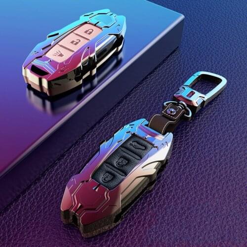 3D Zinc Alloy Car Key Cover Fob Case Metal Shell For Infiniti Q60 Q70 QX50 QX60 QX70 Auto Interior Decoration Accessories