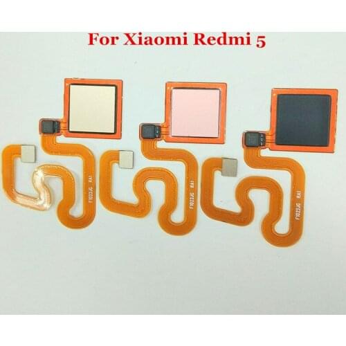 For Xiaomi Redmi 5 Fingerprint Scanner Home Button Flex Cable Touch ID Sensor Return Flex Cable Repair Parts for Redmi 5 Plus