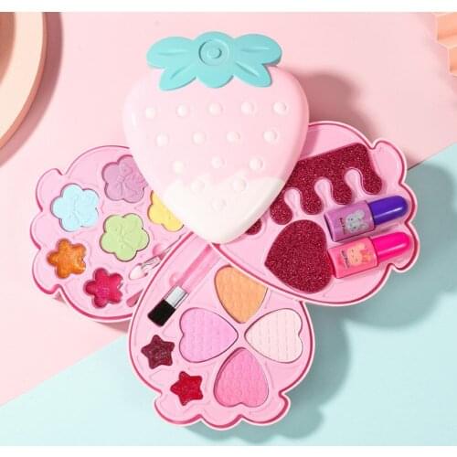 Pretend Play Set Simulated Attractive Washable Children Dressing Makeup Toy for Girl Entertainment