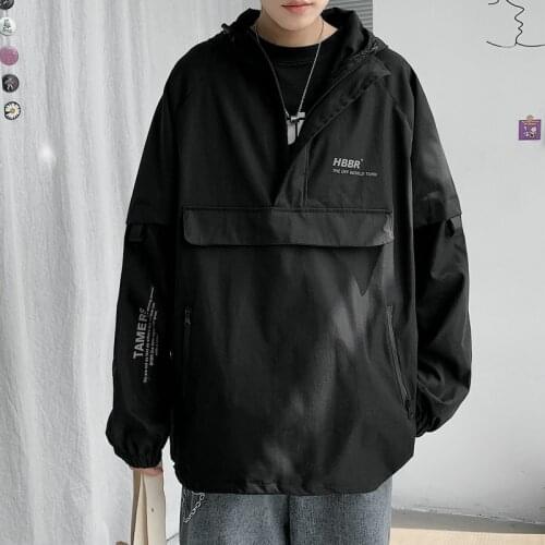 Men Streetwear Jackets Hip Hop Bomber Jacket 2020 Man Harajuku Muti Pockets Cargo Outwear Harajuku Overcoat