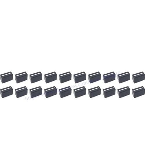 New 20PCS Channel Crossfader Fader Knob Cap For RANE 56 57 61 62 64 68(Black)