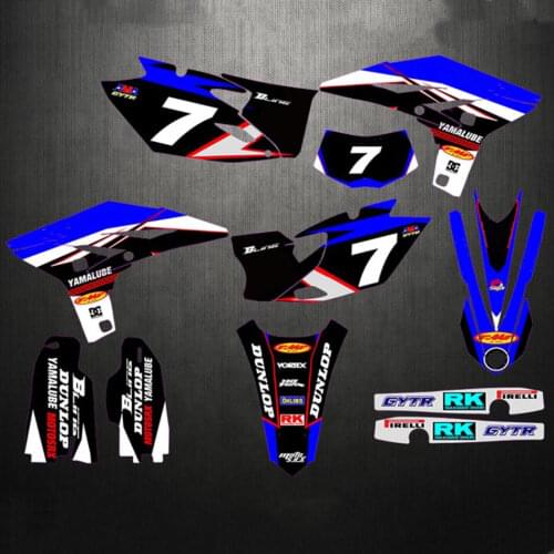 For Yamaha 450 WRF 2015-2012 Full set of Stickers Kits backgrounds Graphics Decals For Yamaha WR450F WRF450 2012 2013 2014 2015