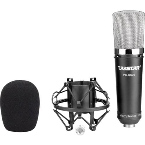 Top Quality Takstar pc-k600 professional computer recording microphone condenser microphone simple edition No Audio Cable
