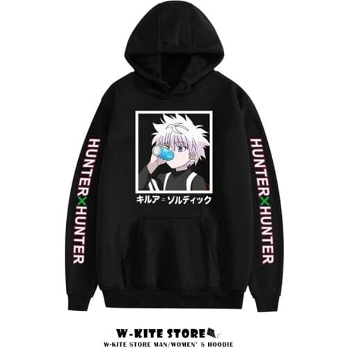 Top Japan Anime Men’s Hoodies Kawaii Hunter X Hunter Harajuku Sweatshirt Kuroro Male Oversized Hoodie Funko Pop Women Clothing
