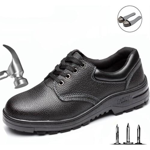 Safety Protective Shoes men Steel Toe Caps Anti-mite Anti-smashing Shoes Wear-resistant anti-slip Work Safety Boots