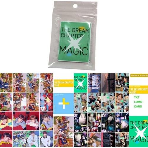 16Pcs/Set KPOP TXT The Dream Chapter Album LOMO Cards K-POP New Fashion Made Paper Photo Card Photocard