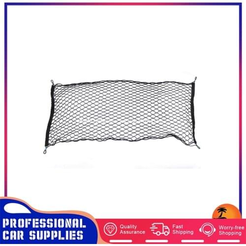 115x60cm Car Back Rear Trunk Storage Cargo Luggage Nylon Elastic Mesh Net Holder Car Accessories For RV Cmaper Truck Bus Van