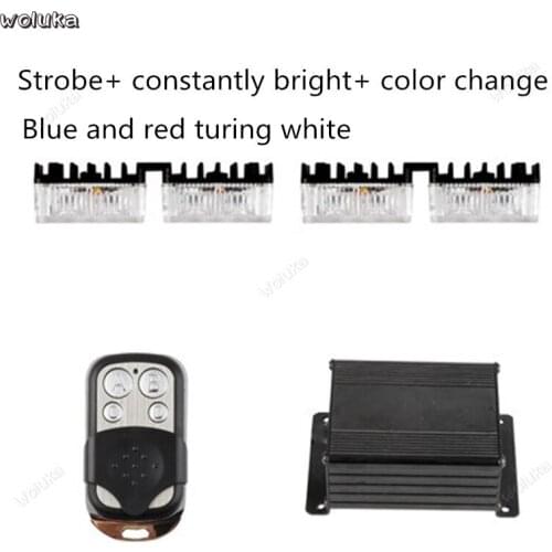 Car medium strobe light super bright red white blue open road warning light spotlight strobe CD50 Q04