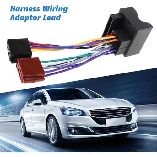 For Ford Fiesta Focus C-Max Fusion ISO Stereo Head Unit Adaptor Wiring Lead PC2-84-4 For All FUSION (2002-2008)