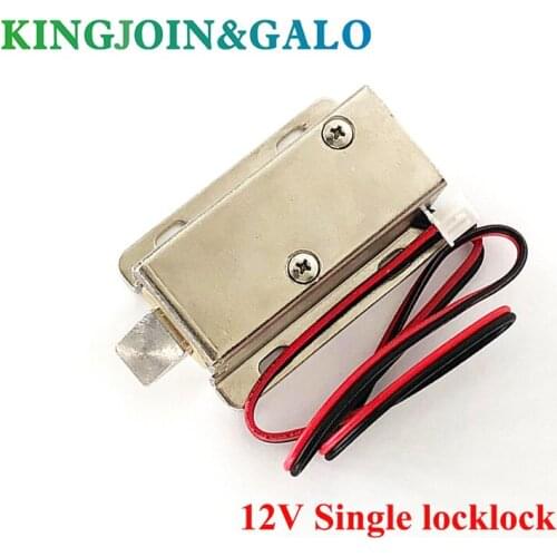 Electronic Door Lock Catch Door Gate 12V 0.8A Release Assembly Solenoid Access Control lock
