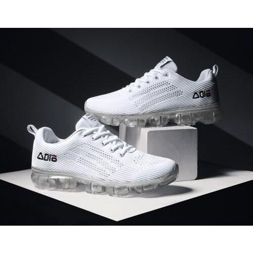 HDSUNFLY Men's White Sneakers