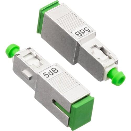 LC Fiber Optic Loopback Adapter Multimode 62.5/125,In-Line Attenuator