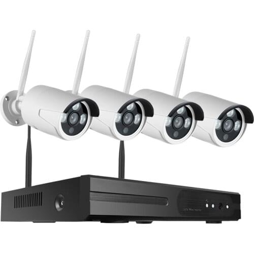 4CH 2MP WiFi Outdoor Wireless Security System CCTV Camera With Dvr