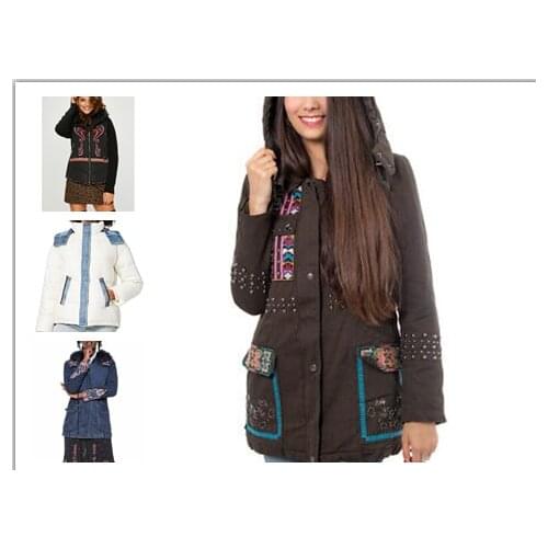 NEW Spanish deg style winter tide hat removable fine cotton-quilted lady