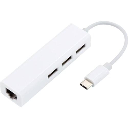 2021 NEW USB 3.1 HUB Type C to USB Splitter RJ45 Ethernet Lan Adapter Hub Thunderbolt 3 USB-C Dock Adapter For Macbook PC