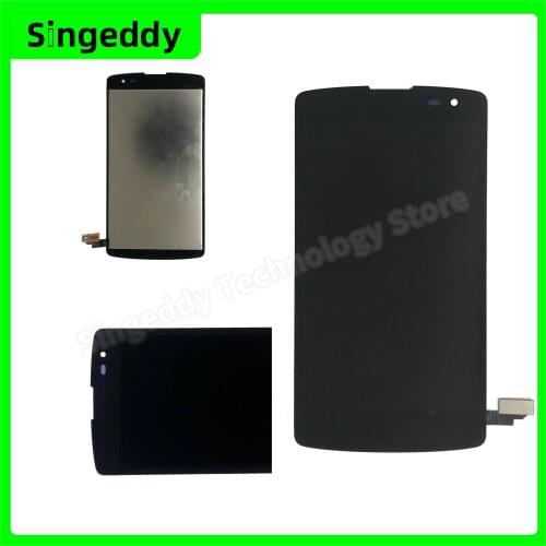 Original Assembly Touch Screen LCD For LG D290 D290N D295 D390 MS500 L Fino F60 Black 4.5'' 1280*720 TFT Retina Complete Display
