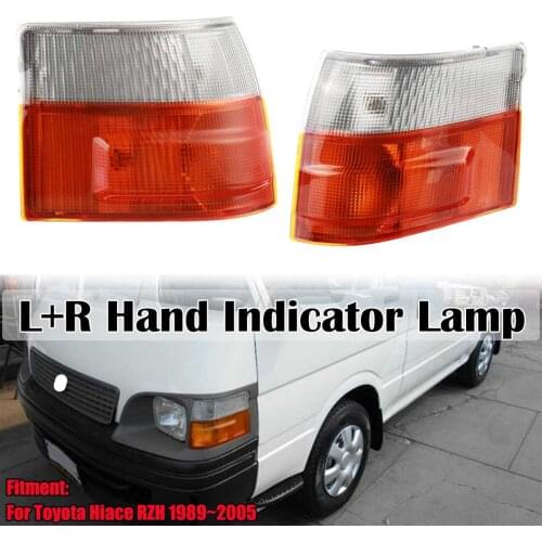 Pair Turn Signal Indicator Lights Side Marker Corner Light Rear Tail light Lamp For Toyota Hiace RZH 1989~2005 1990 1991 1992