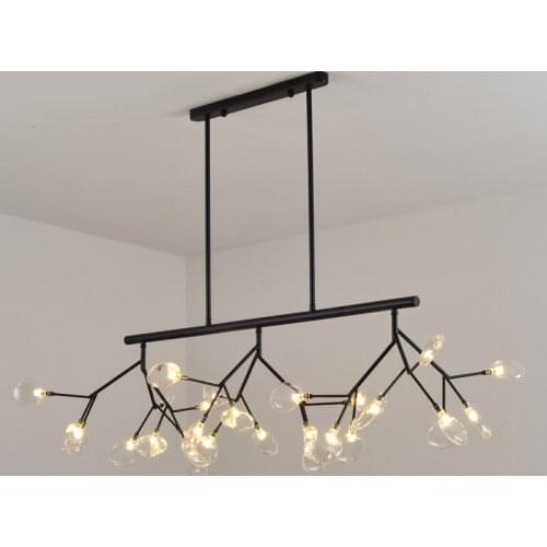 Post Modern LED Chandelier Lighting Nordic Firefly Tree Branch Light Fixture Decor Dinning Room Chandelier Lamp/Suspension