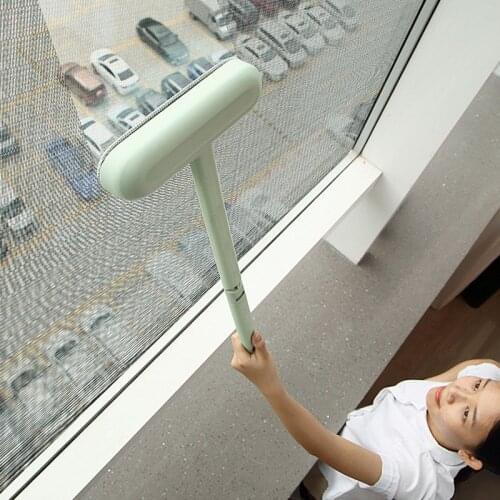 Household Items Cleaning Brush Tools Glass Cleaning Brush Window Screen Scraper Sand Net Dust Removal Household Clean Tools