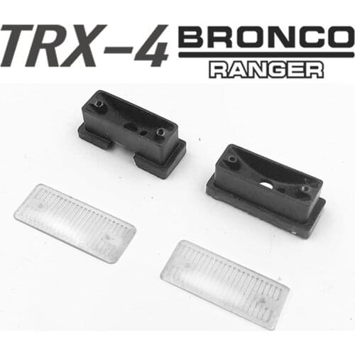 Rc Crawler Car TRX-4 BRONCO Grille Fog Lamp Light Cup