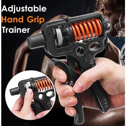 15-50kg Adjustable Hand Gripper Arm Strength Trainer Sport Fitness Muscle Exerciser Spring Finger Carpal Expander Equipment New