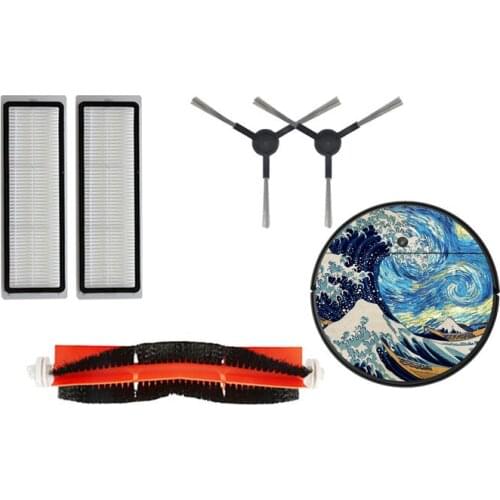 Robot Vacuum Cleaner Side Brush HEPA Filter Sticker film for xiaomi 1T STYTJ02ZHM 2-in-1 Vacuum Cleaner Parts Accessories