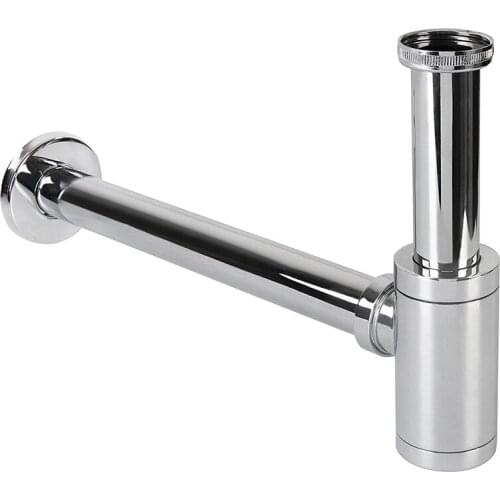 Siphon Bathroom Siphon For Washbasin Sink Kitchen i n Stainless Steel Alloy Zinc